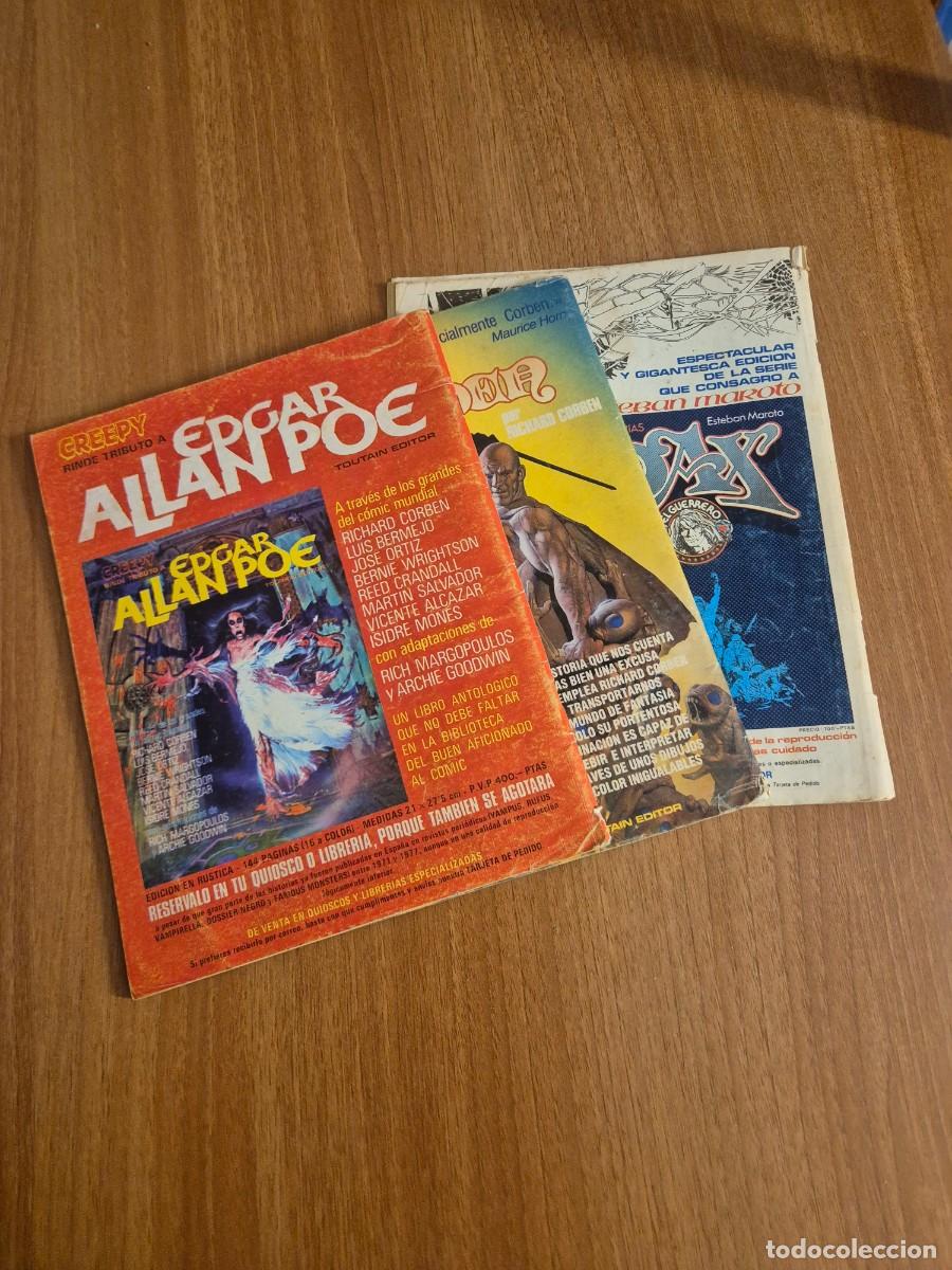 Tebeos: TRES REVISTAS DE ,CREEPY - N&ordm; EN EL INTERIOR - Foto 2