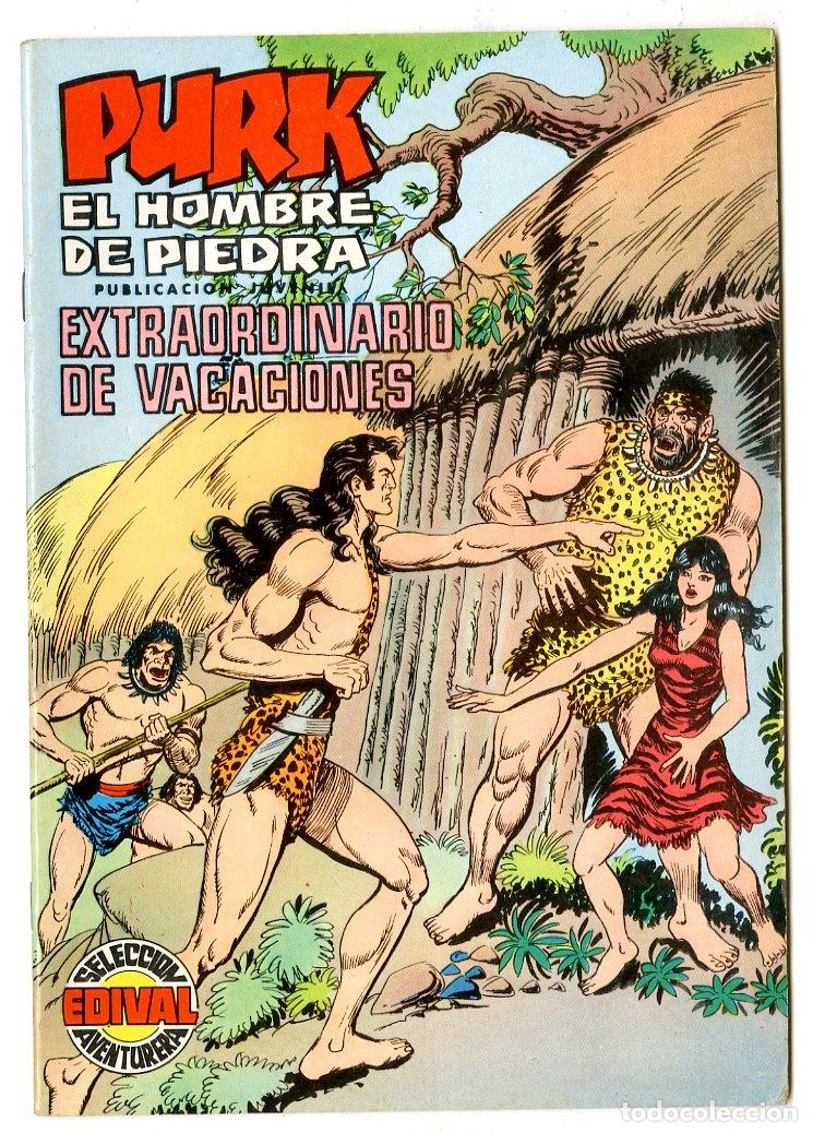 Comics: Purk El Hombre de Piedra / Extraordinario de Vacaciones / Edival, S.A. / 1974