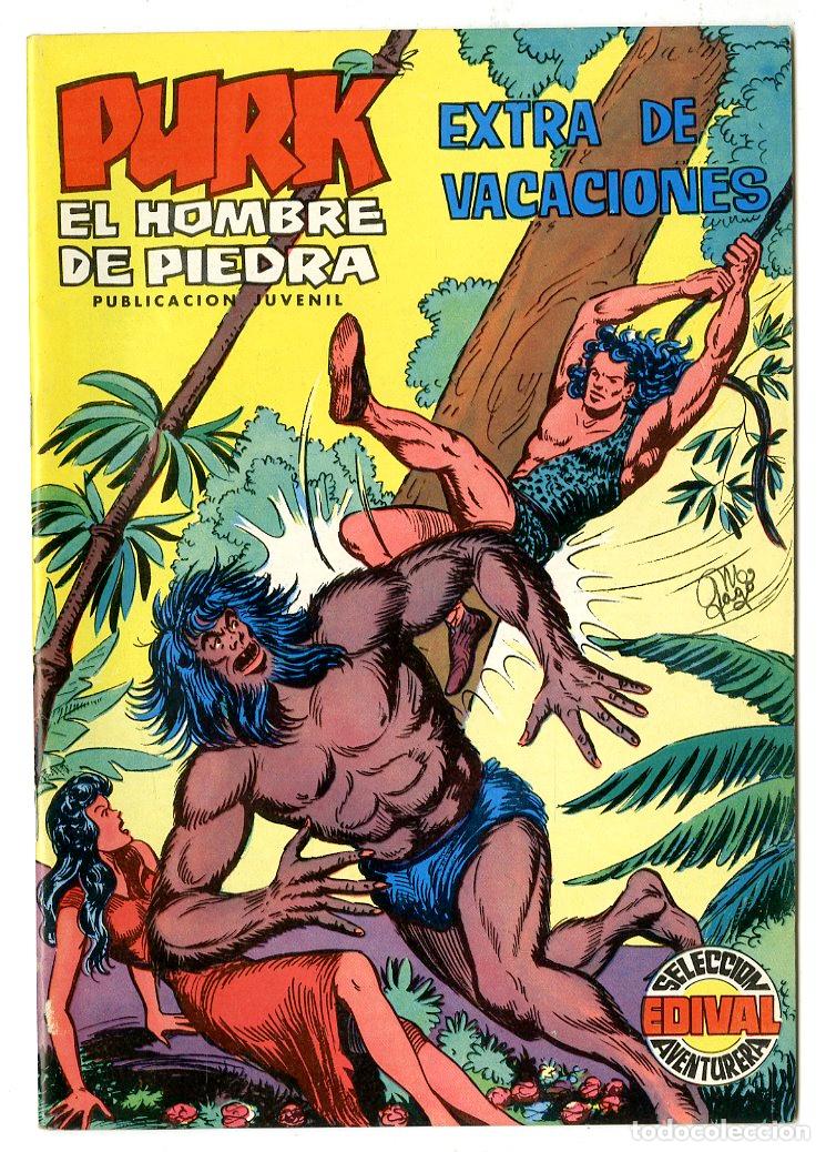 BDs: Purk El Hombre de Piedra / Extra de Vacaciones / Edival, S.A. / 1974