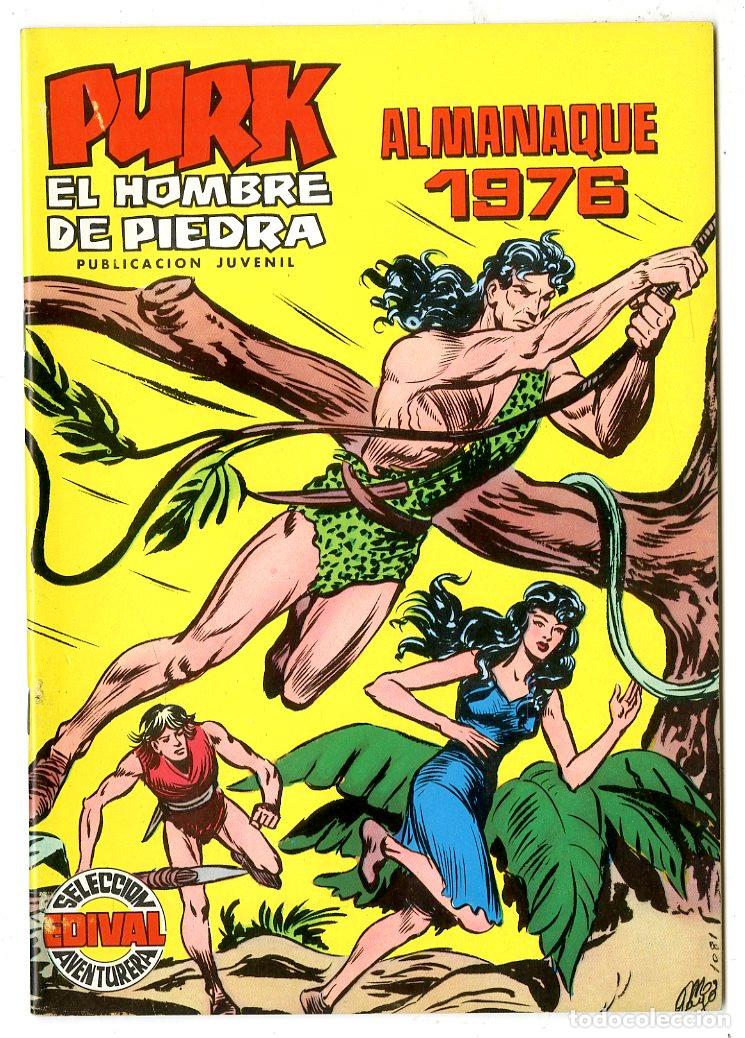 BDs: Purk El Hombre de Piedra / Almanaque 1976 / Edival, S.A. / 1974