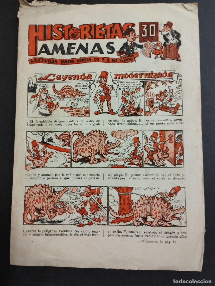 Tebeos: Historietas Amenas n. 3 / Distribuidor Gerpl&aacute; / 1945 - Foto 1