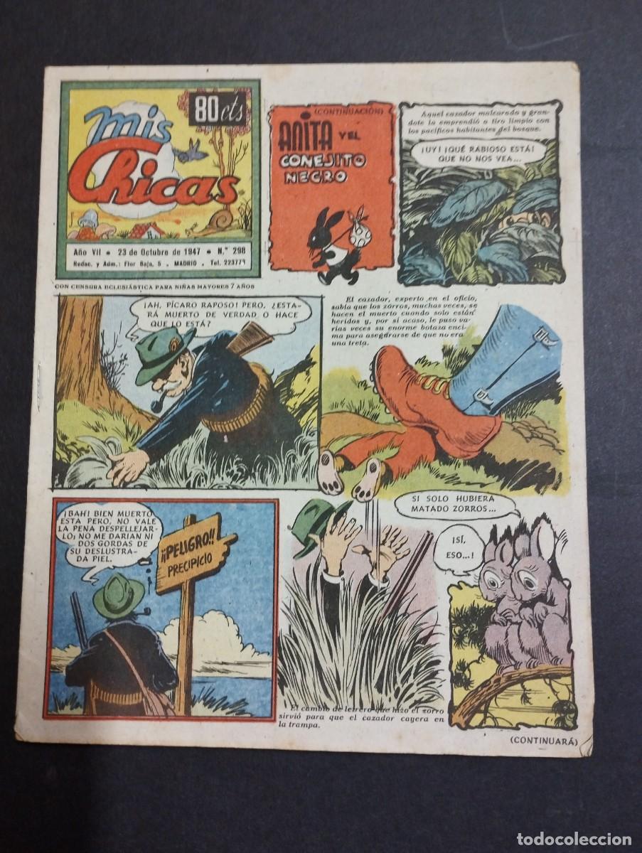 Tebeos: Mis chicas n. 298 / 1947 / EDICIONES CHICOS / GILSA