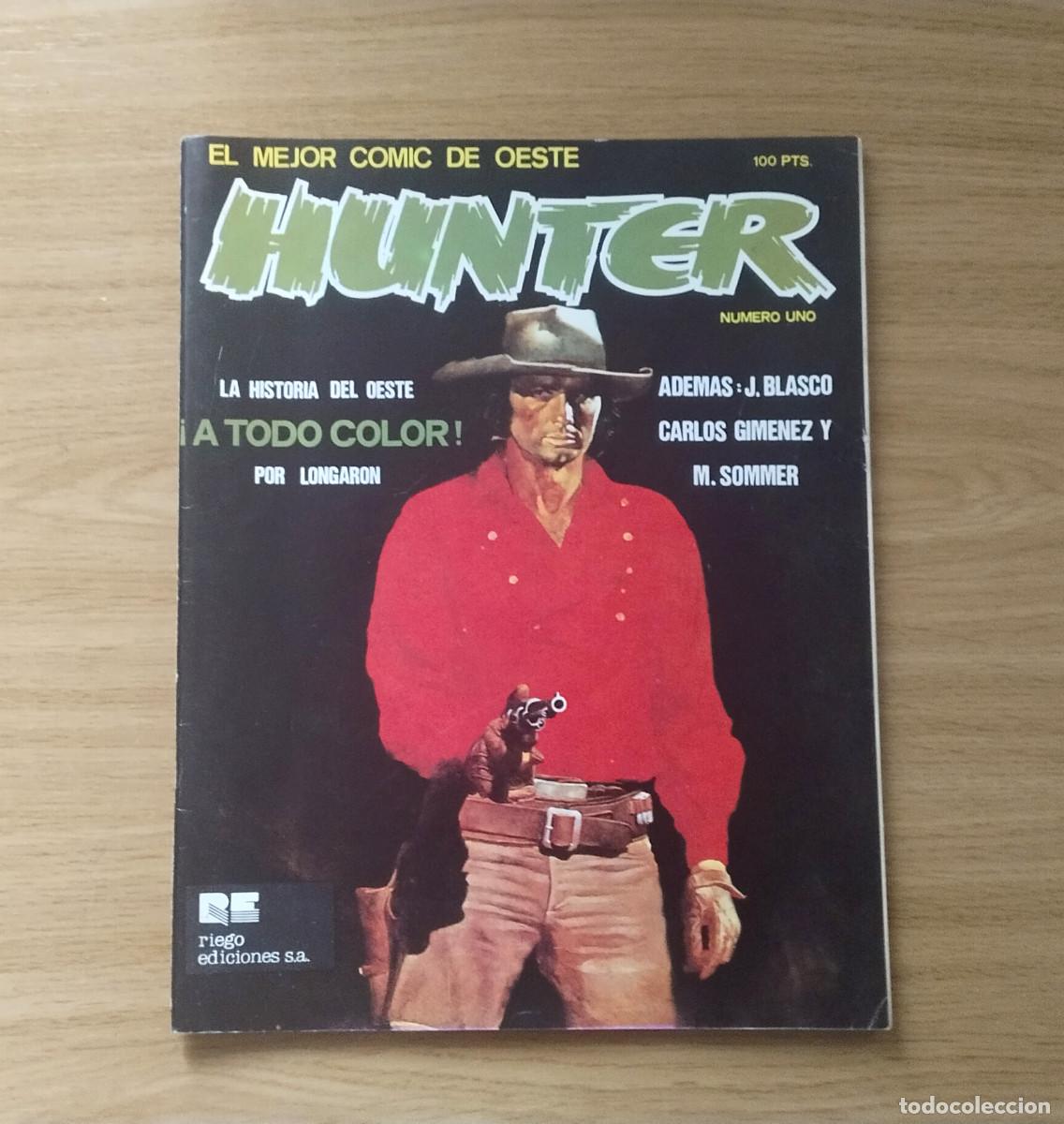 Tebeos: HUNTER 01- EDICIONES RIEGO, GRAPA, 1980 - Foto 1