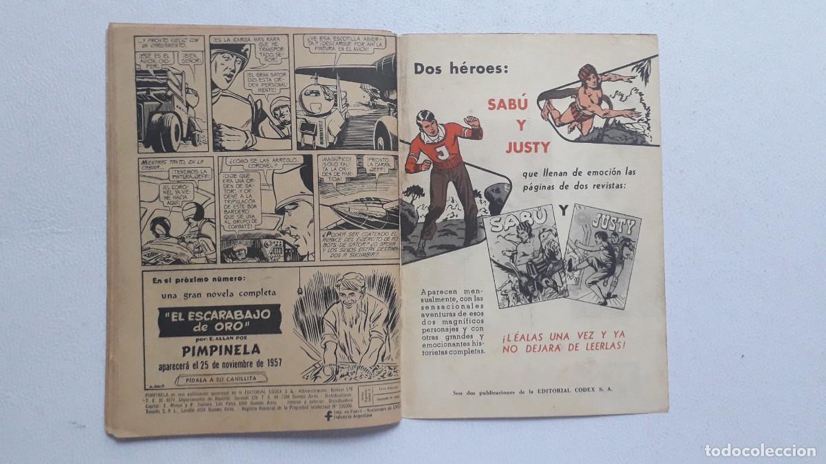 Tebeos: PIMPINELA N&deg; 86 (1957) - EL LE&Oacute;N DE LOS ZUL&Uacute;ES! - EDIT. CODEX - ARGENTINA - Foto 5