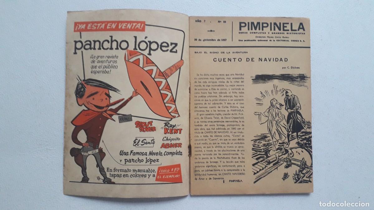 Tebeos: PIMPINELA N&deg; 89 (1957) - CUENTO DE NAVIDAD! - EDIT. CODEX - ARGENTINA - Foto 2