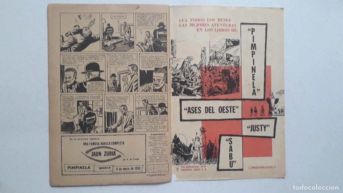Tebeos: PIMPINELA N&deg; 117 (1959) - EL MONSTRUO! - EDIT. CODEX - ARGENTINA - Foto 5