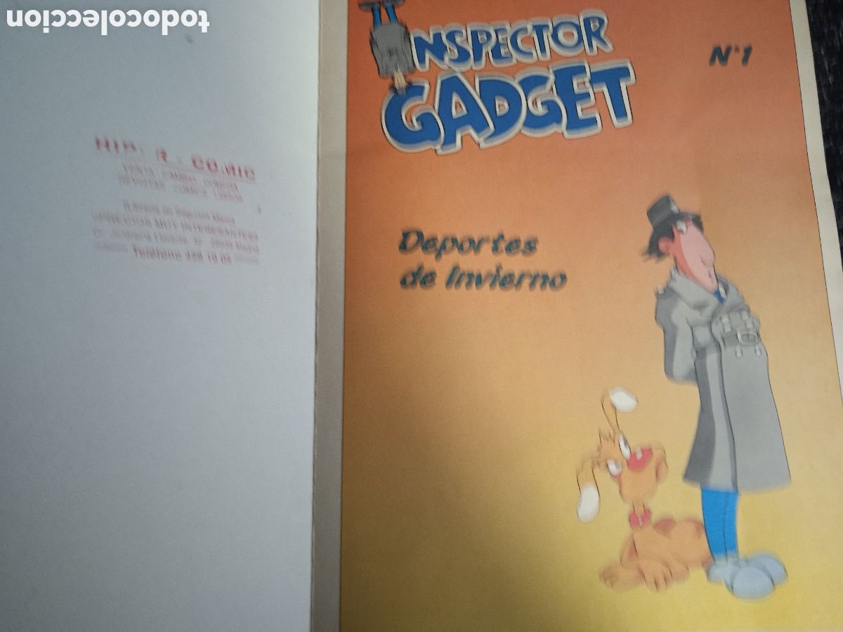 Tebeos: INSPECTOR GADGET N&ordm; 1 - DEPORTES DE INVIERNO - Foto 2