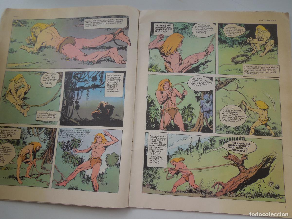 Tebeos: RAHAN N&ordm; 13- EUROCOMIC - EPISODIO COMPLETO BURULAN - Foto 3