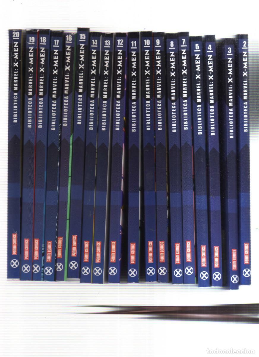 Tebeos: X- MEN BIBLIOTECA MARVEL LOTE DE 18 COMICS DEL 2 AL 20 MENOS EL 6 - Foto 2
