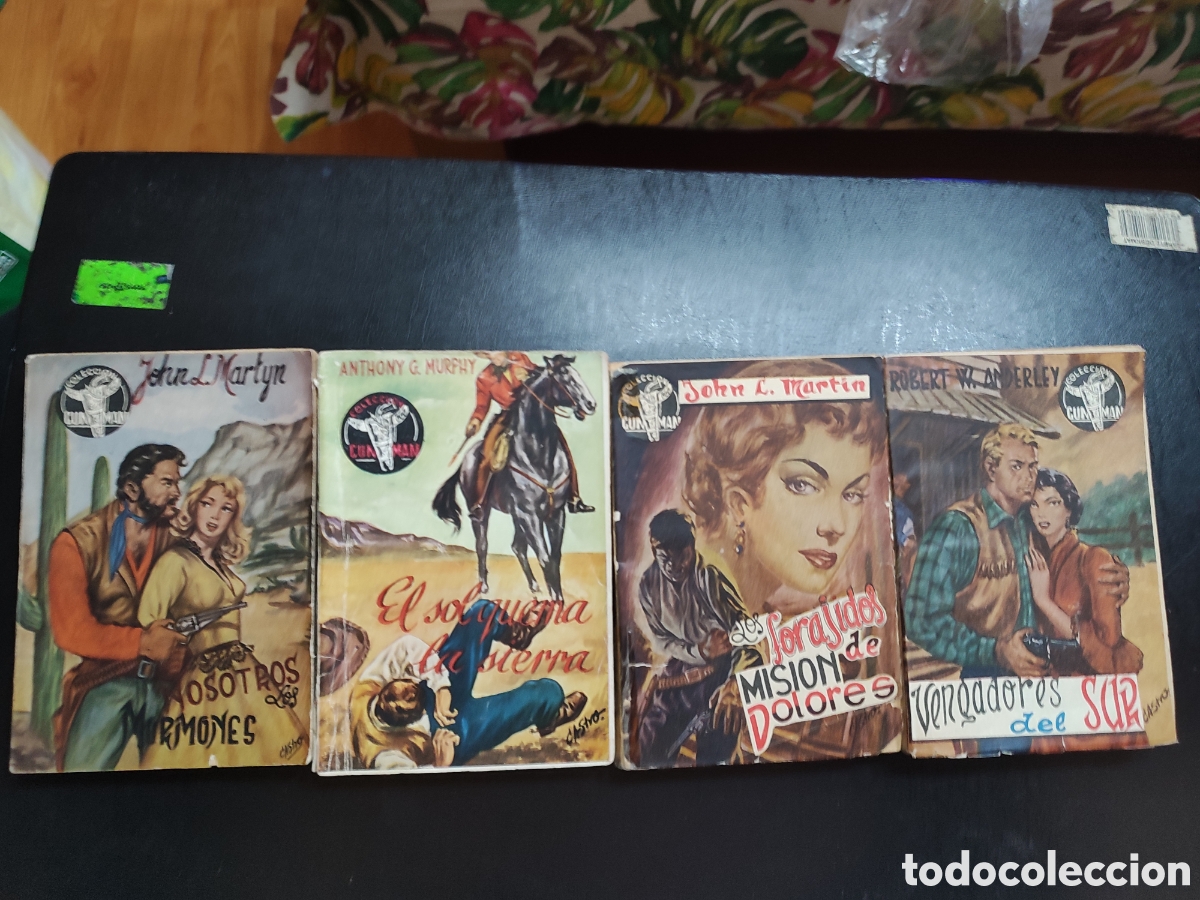 Tebeos: Colecci&oacute;n Gun man lote n&uacute;meros 8,9,10,22 - Foto 1