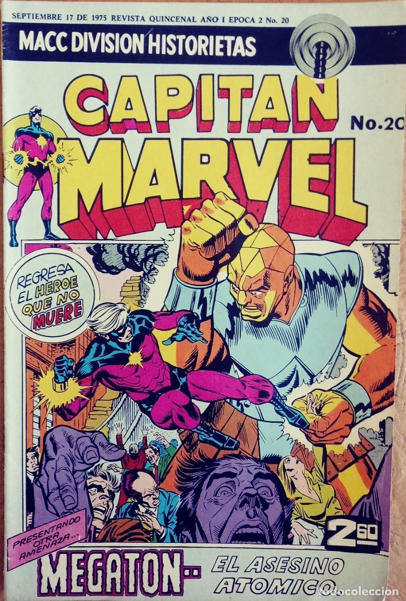 Tebeos: Capit&aacute;n Marvel 20 (1975 Macc Division) Captain Marvel 22 - Foto 1