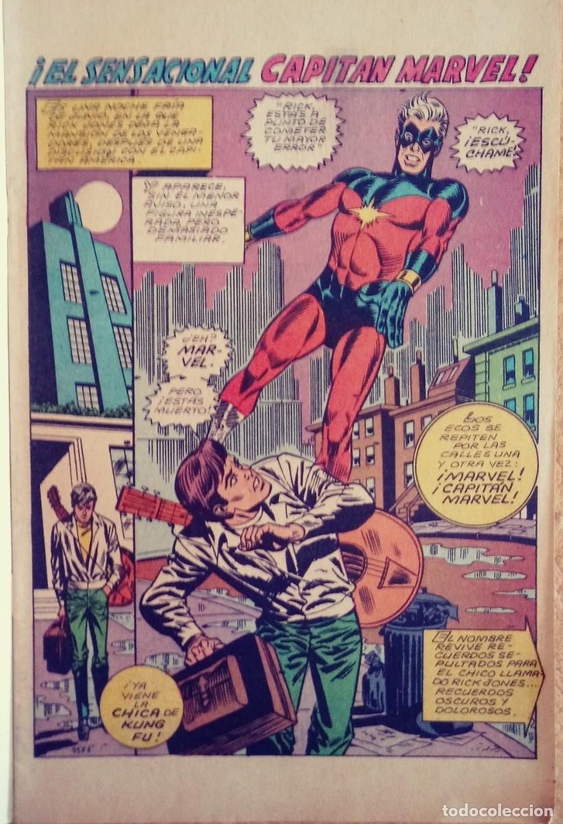 Tebeos: Capit&aacute;n Marvel 20 (1975 Macc Division) Captain Marvel 22 - Foto 2