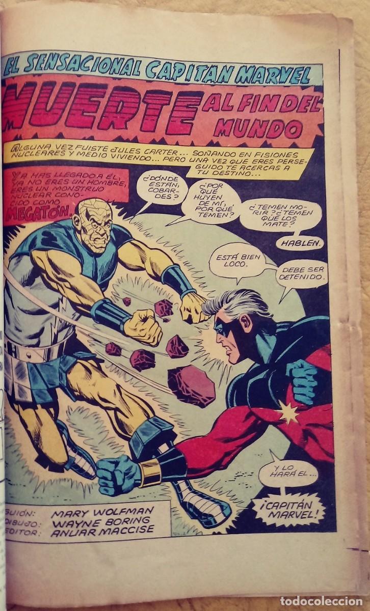 Tebeos: Capit&aacute;n Marvel 21 (1975 Macc Division) Captain Marvel 23 - Foto 2