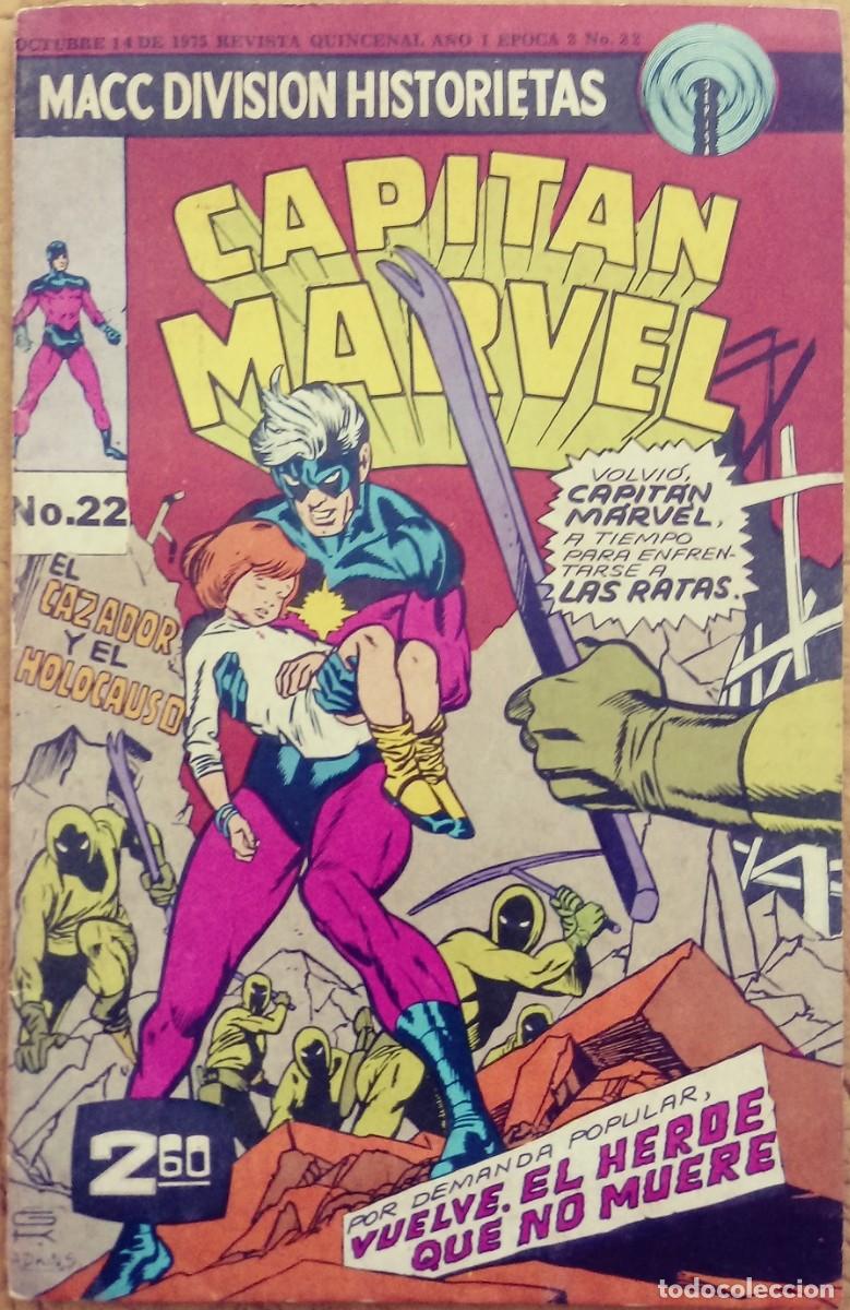 Tebeos: Capit&aacute;n Marvel 22 (1975 Macc Division) Captain Marvel 20 - Foto 1
