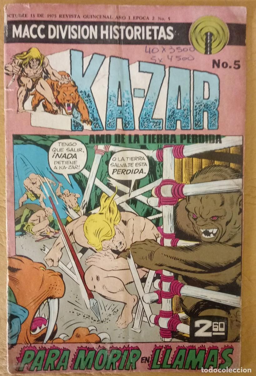 Tebeos: Ka-Zar 5 (1975 Macc Division) - Foto 1