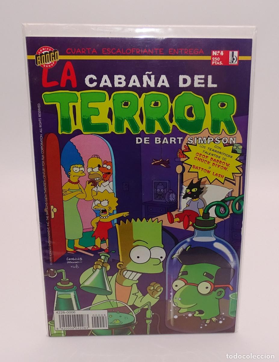 Tebeos: Comic - Bongo - Simpson Comics - La caba&ntilde;a del terror N&ordm; 4 - Foto 1