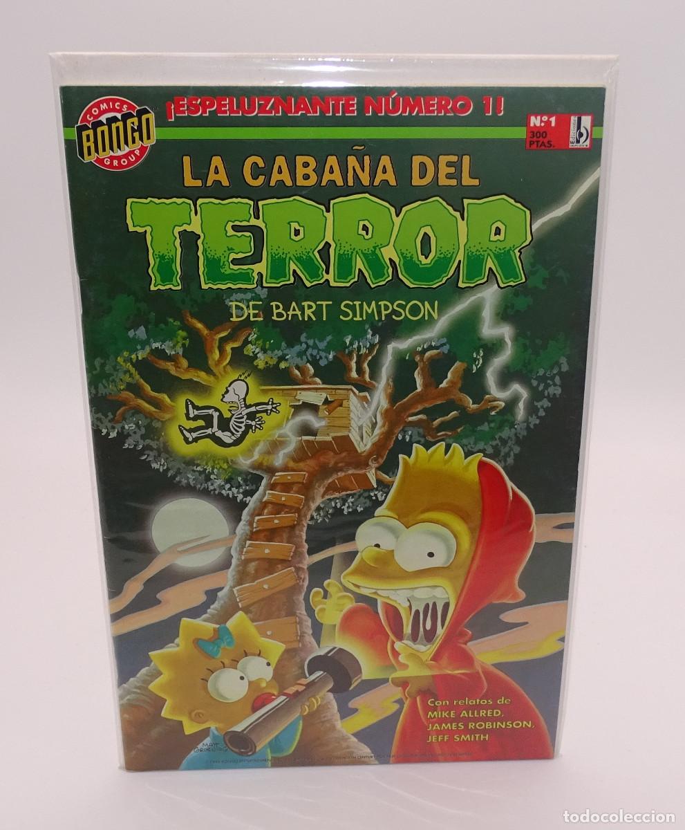 Tebeos: Comic - Bongo - Simpson Comics - La caba&ntilde;a del terror N&ordm; 1 - Foto 1