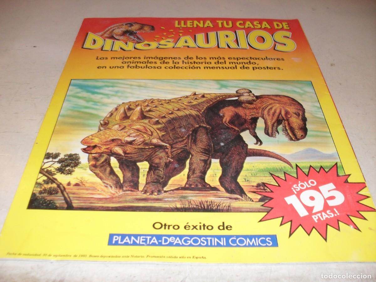 Tebeos: FASCICULO,CON COMIC,DINOSAURIOS N&ordm; 12,EDITA PLANETA DE AGOSTINI,1993 - Foto 2