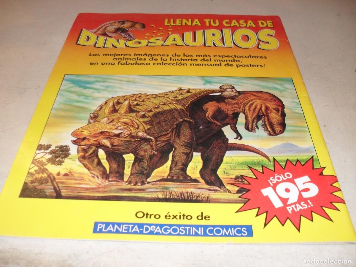 Tebeos: FASCICULO,CON COMIC,DINOSAURIOS N&ordm; 4,EDITA PLANETA DE AGOSTINI,1993 - Foto 2