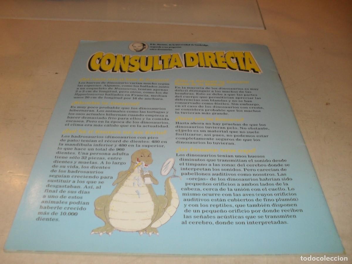 Tebeos: FASCICULO,CON COMIC,DINOSAURIOS N&ordm; 3,EDITA PLANETA DE AGOSTINI,1993 - Foto 2