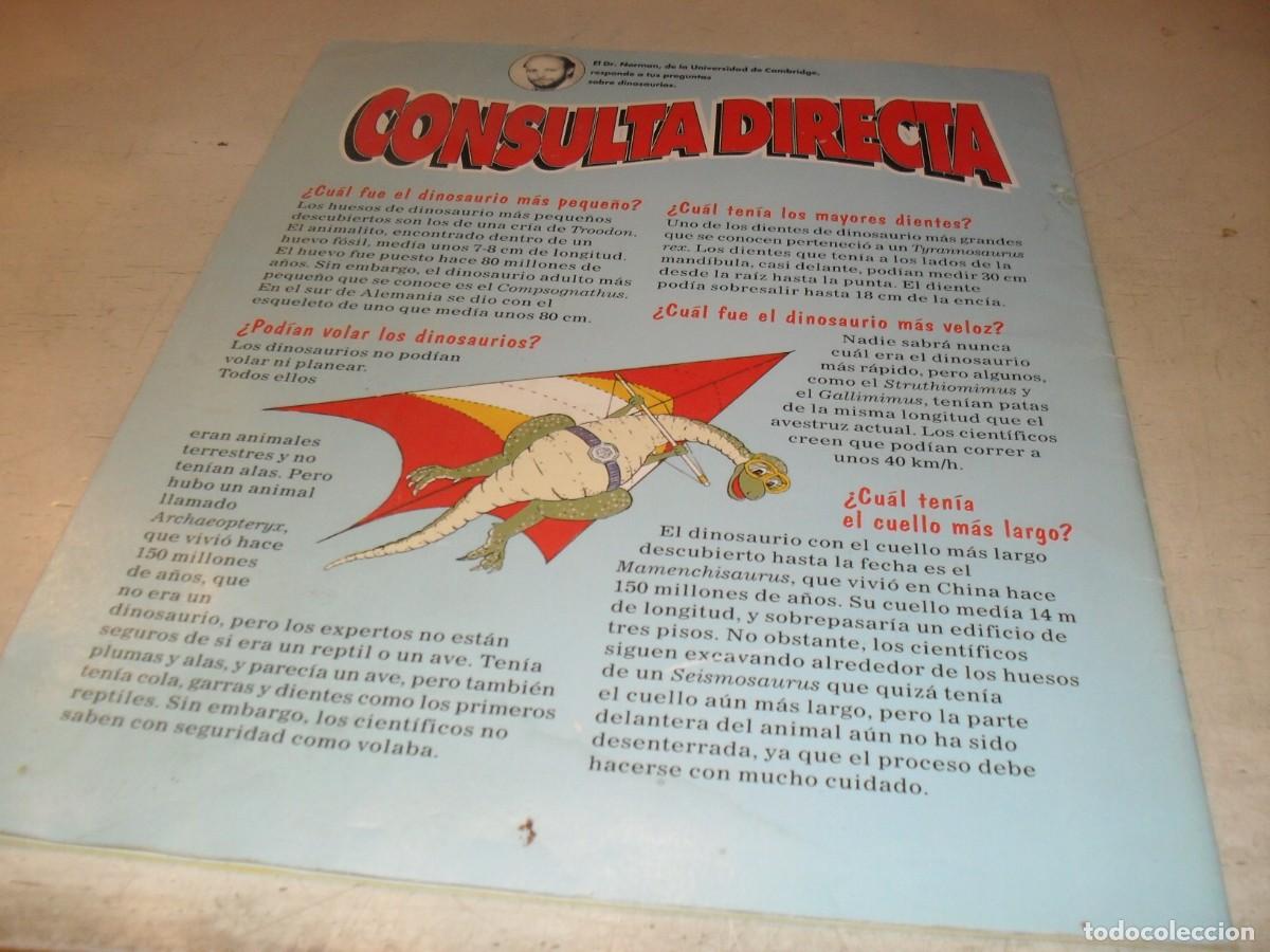Tebeos: FASCICULO,CON COMIC,DINOSAURIOS N&ordm; 2,EDITA PLANETA DE AGOSTINI,1993 - Foto 2