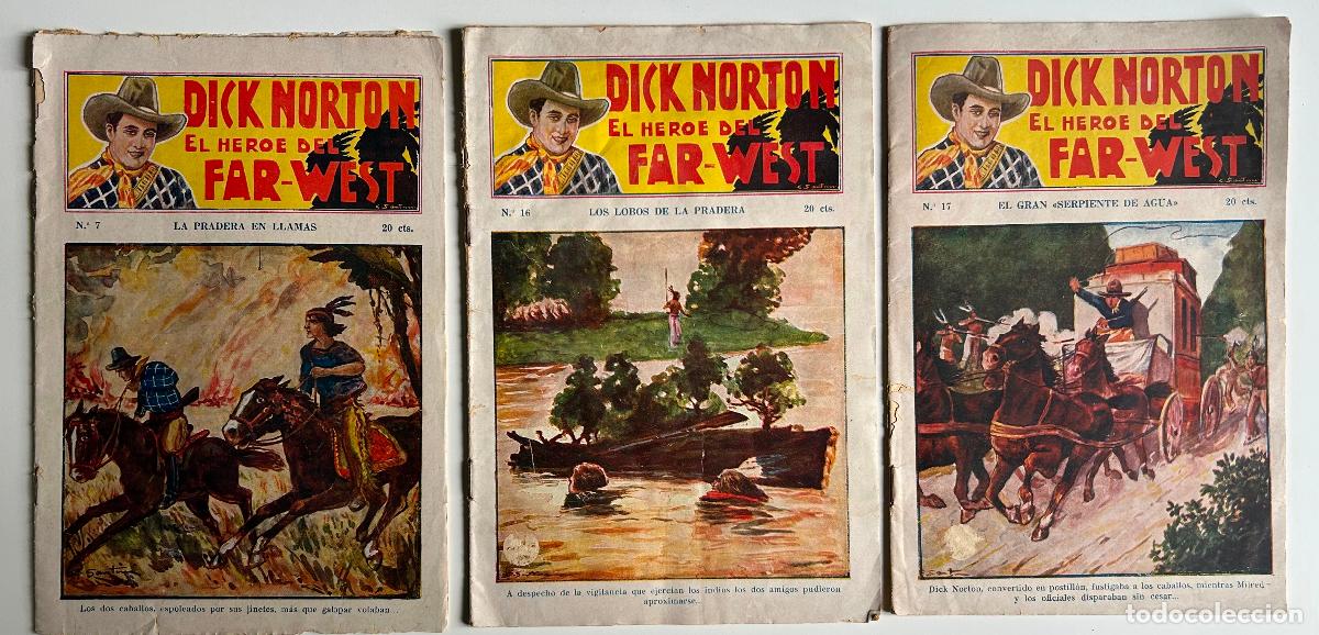 Tebeos: Dick Norton. El heroe del far-west. n&ordm; 7, 16, 17 - Foto 1