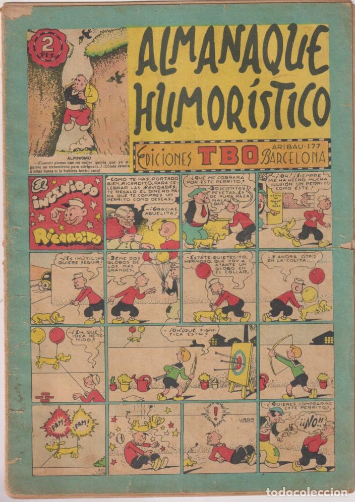 Tebeos: TBO. Almanaque Humor&iacute;stico para 1952 - Foto 1