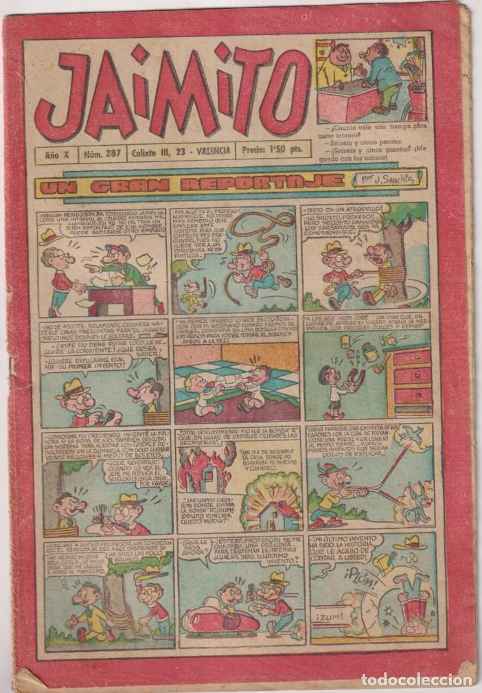 Tebeos: Jaimito n&ordm; 287. Valenciana - Foto 1