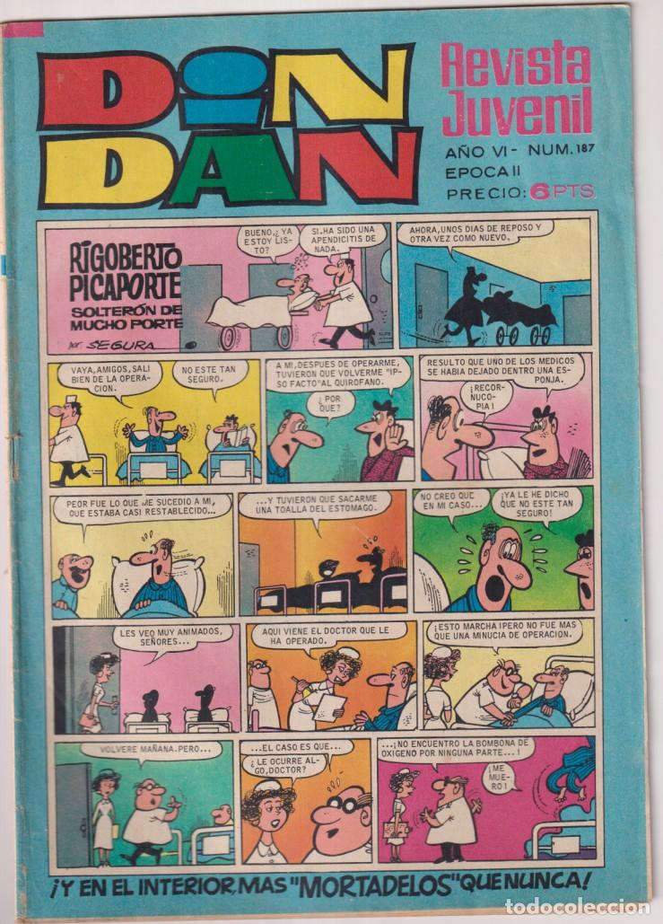 Tebeos: Din dan n&ordm; 187. Bruguera - Foto 1