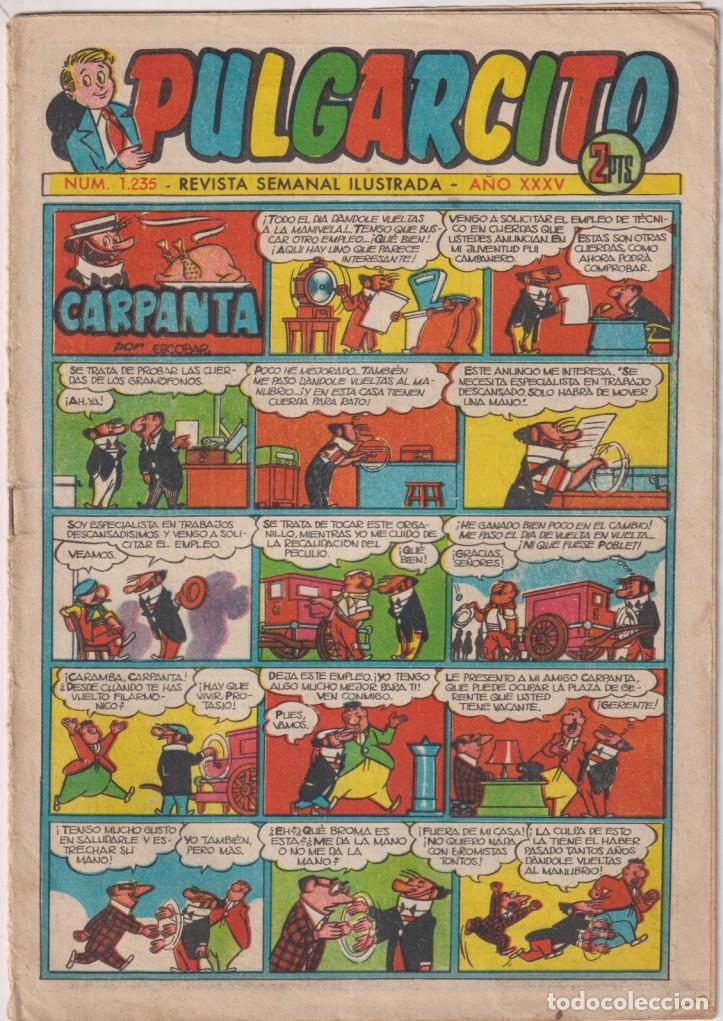 Tebeos: pulgarcito n&ordm; 1235. con inspector dan - Foto 1