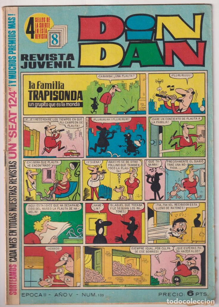 Tebeos: din dan n&ordm; 135. Bruguera - Foto 1