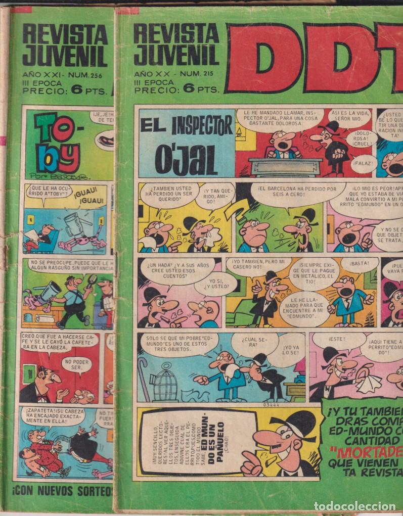 Tebeos: DDT lote de 2 ejemplares: 215 y 256 - Foto 1