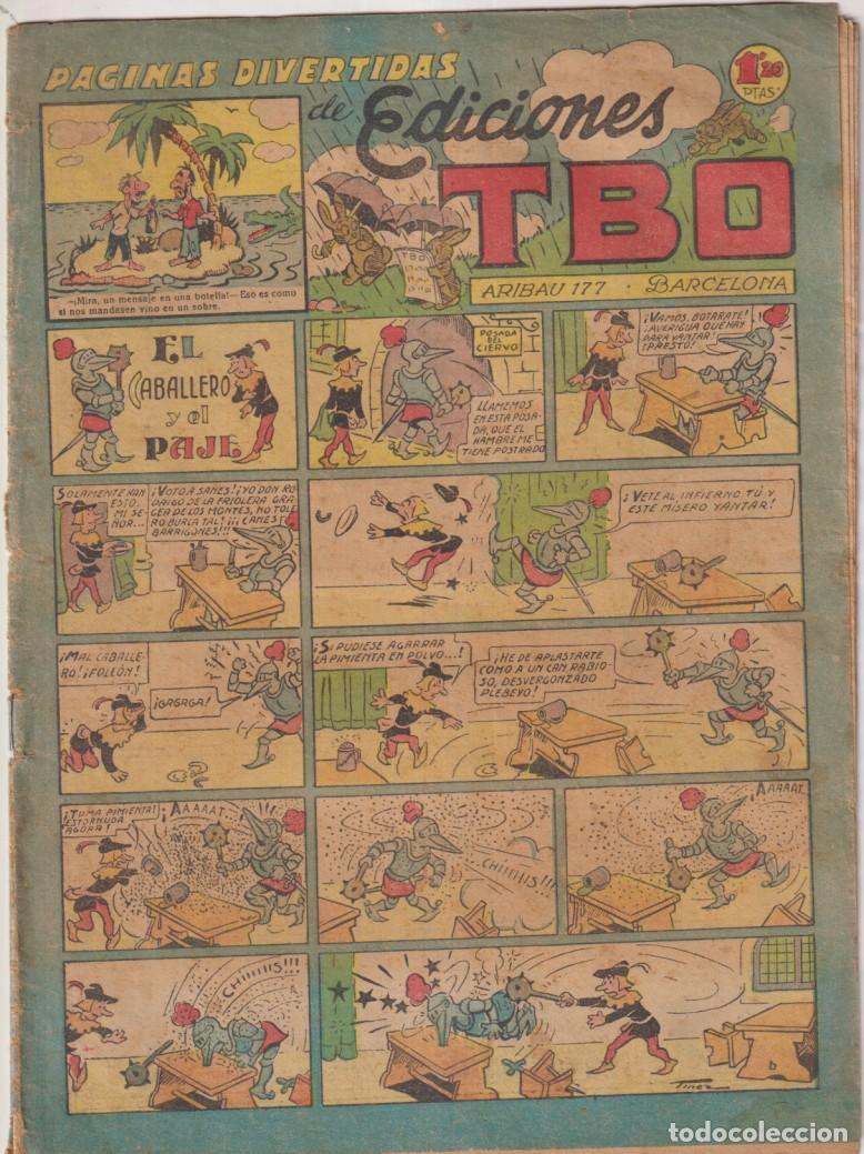 Tebeos: TBO. Serie sin n&uacute;mero. El Caballero y el paje - Foto 1