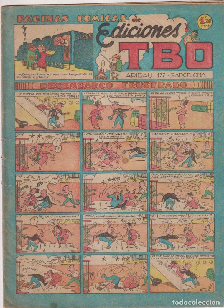 Tebeos: TBO. serie sin n&uacute;mero. Desembarco frustrado - Foto 1
