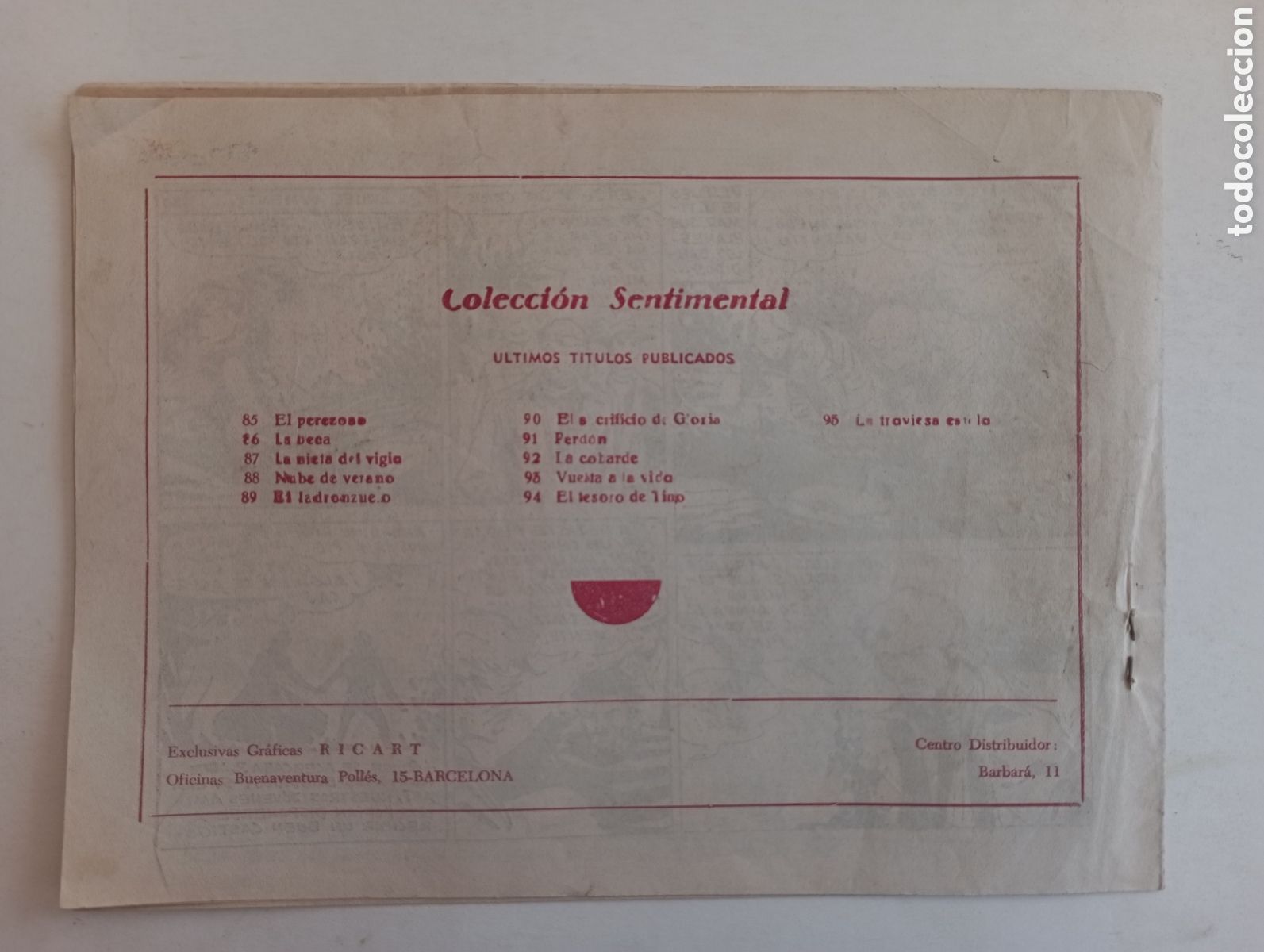 Tebeos: Cuentos para ni&ntilde;as, Sentimental n&uacute;m. 95 - GR&Aacute;FICAS RICART - Foto 2