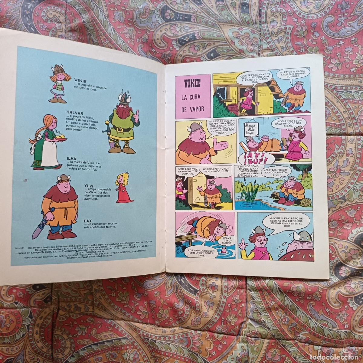 Tebeos: COMIC VIKIE EL VIKINGO. &rdquo;LA CURA DE VAPOR&rdquo; NUM 71 - Foto 3