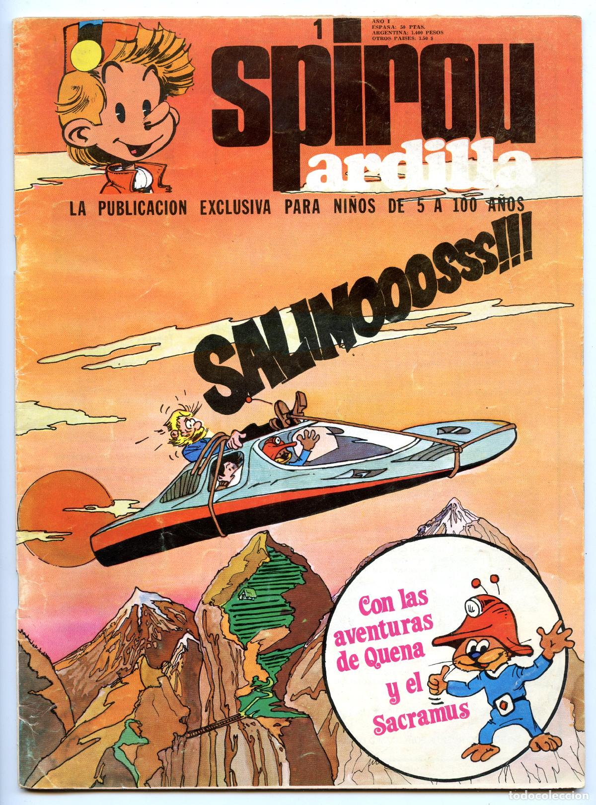 Tebeos: SPIROU ARDILLA n.1 (Mundis, 1979) - Foto 1