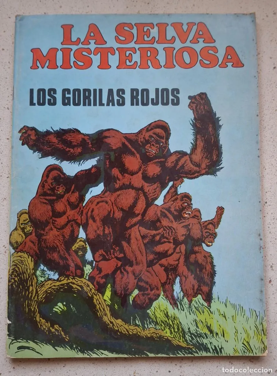 LA SELVA MISTERIOSA - LOS GORILAS ROJOS - PRODUCCIONES EDITORIALES - COMIC