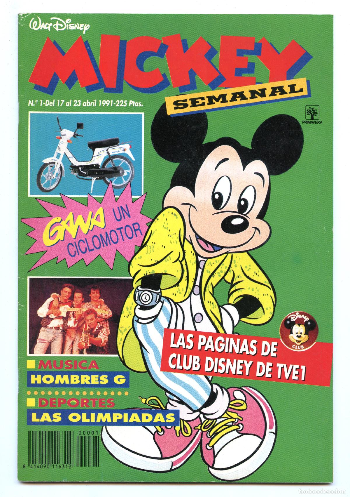 Tebeos: MICKEY SEMANAL n.1 (Primavera, 1991) - Foto 1