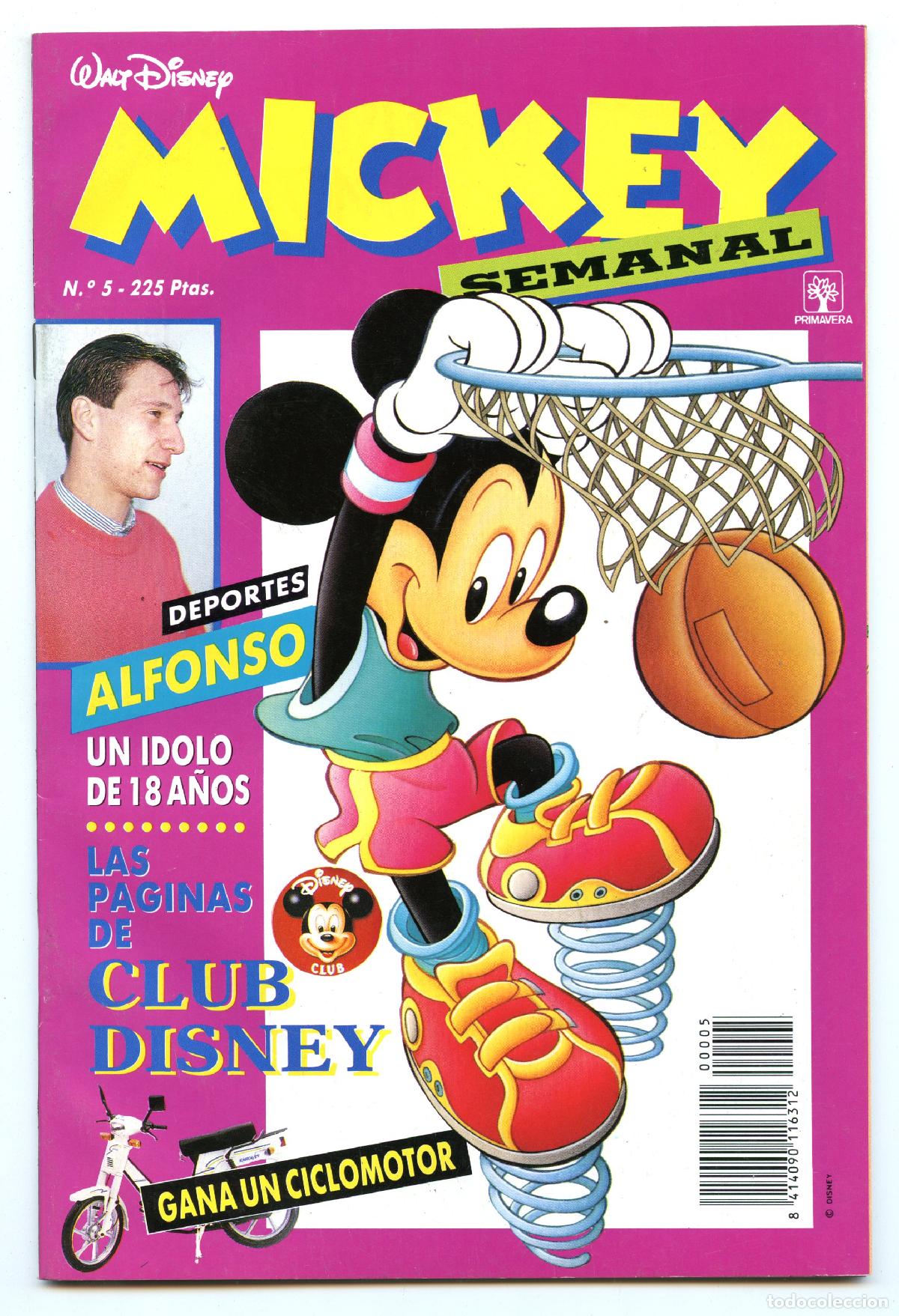 Tebeos: MICKEY SEMANAL n.5 (Primavera, 1991) - Foto 1