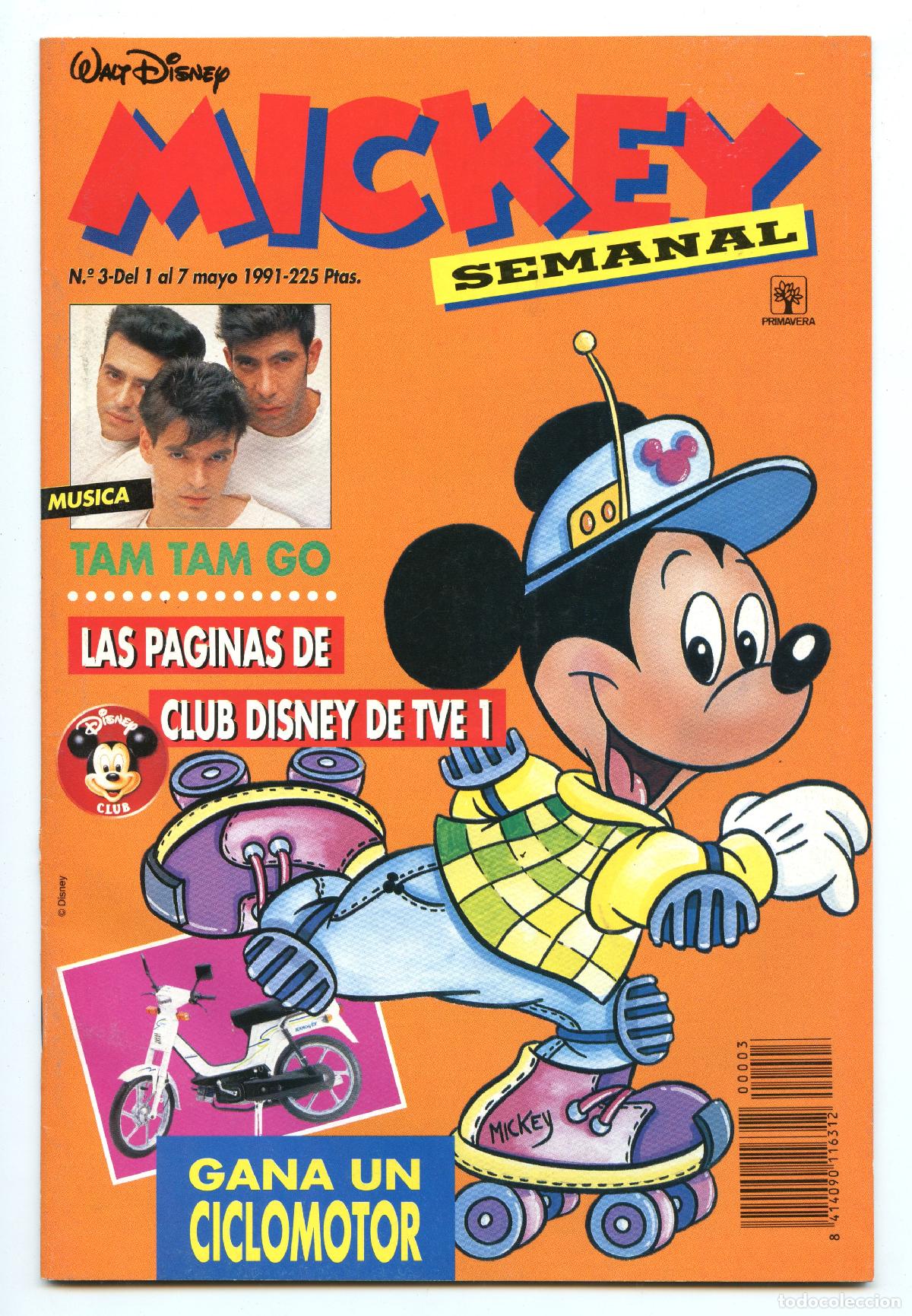 Tebeos: MICKEY SEMANAL n.3 (Primavera, 1991) - Foto 1