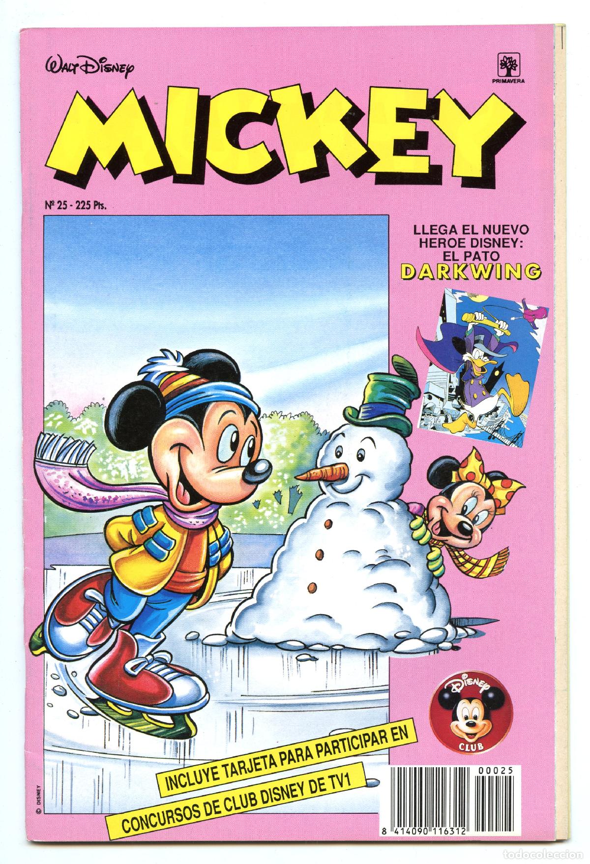 Tebeos: MICKEY SEMANAL n.25 (Primavera, 1991) - Foto 1