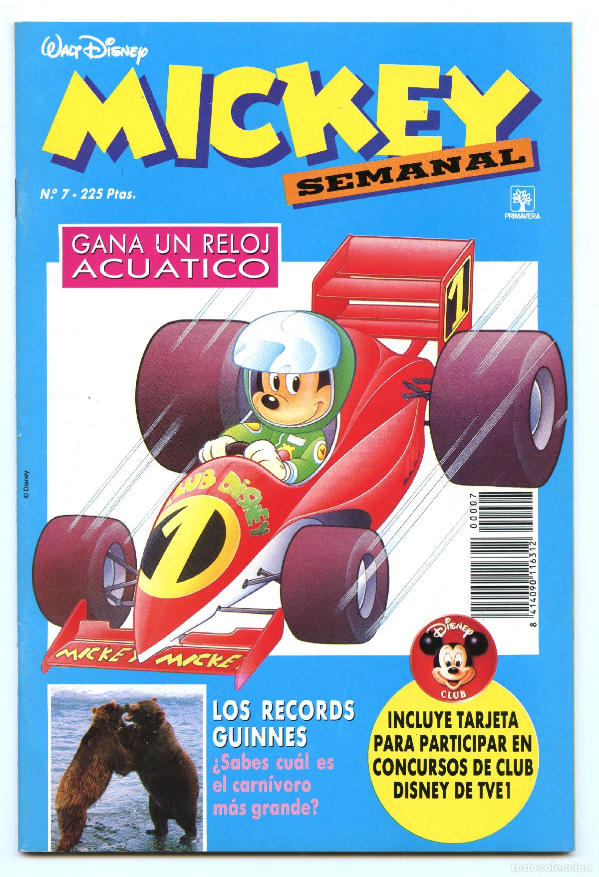 Tebeos: MICKEY SEMANAL n.7 (Primavera, 1991) - Foto 1