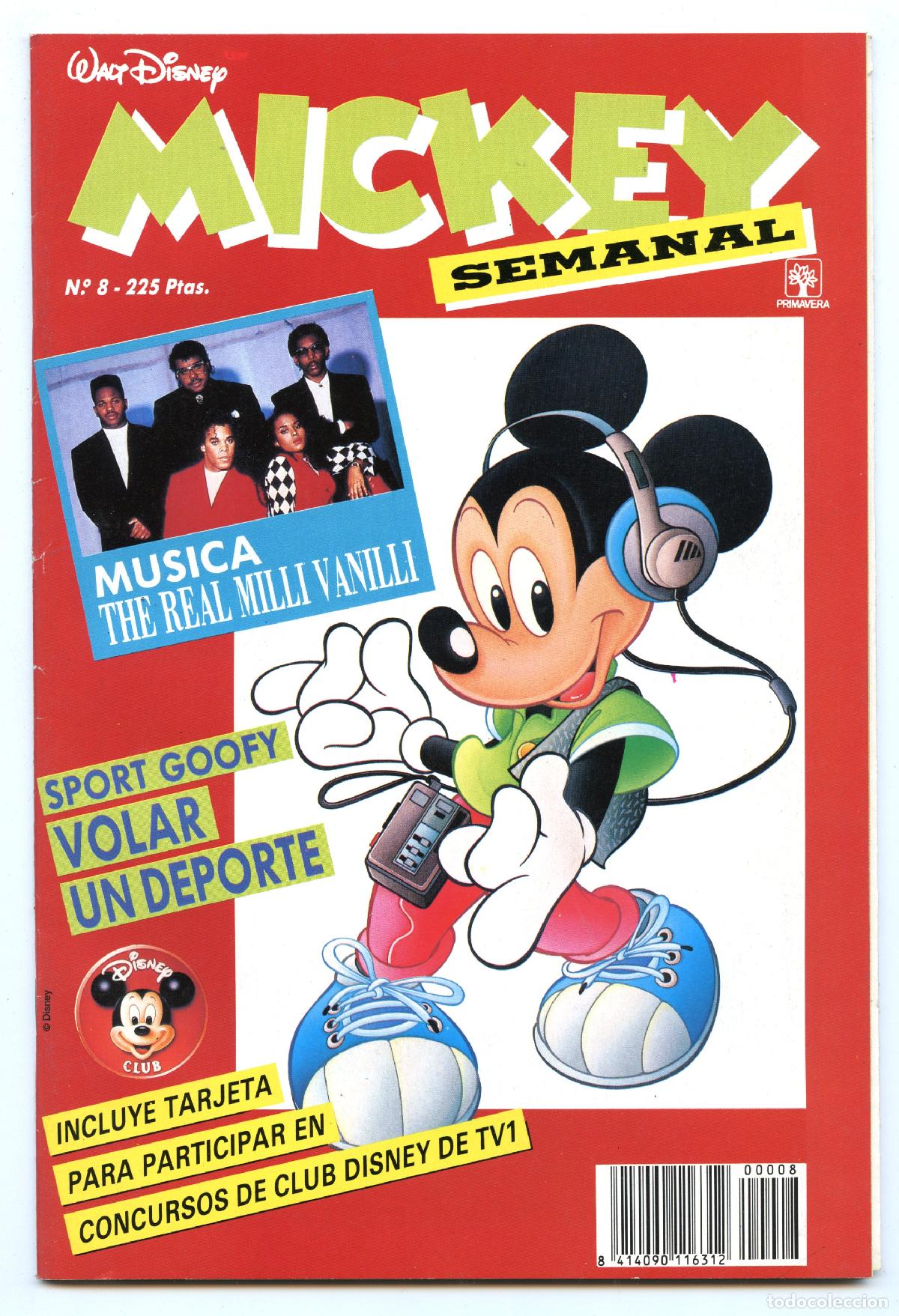 Tebeos: MICKEY SEMANAL n.8 (Primavera, 1991) - Foto 1