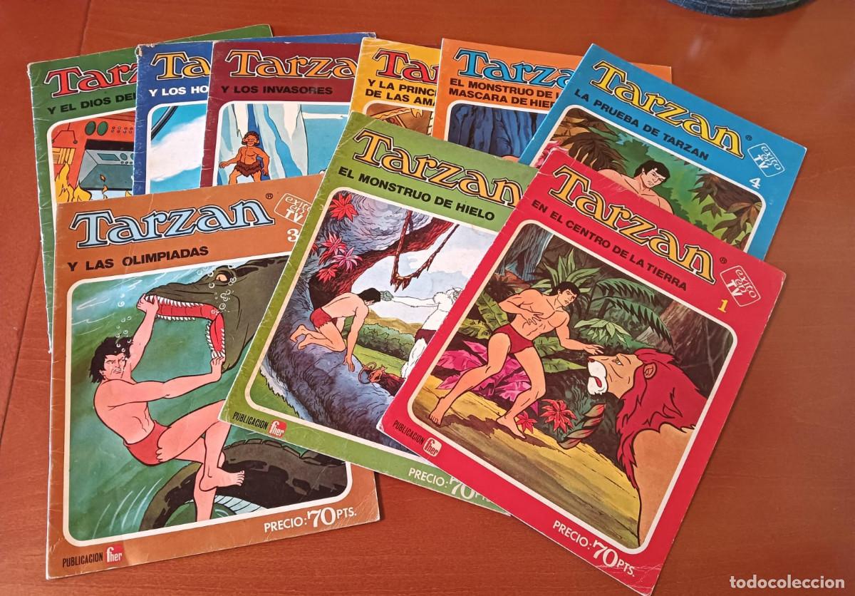 Tebeos: TARZAN EDITORIAL FHER Completa 10 N&ordm;. - Foto 1