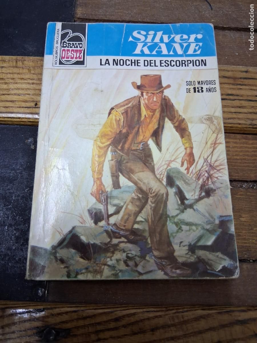 Tebeos: Libro Silver kane La noche del escorpi&oacute;n Bravo Oeste N&deg; 950 - Foto 1