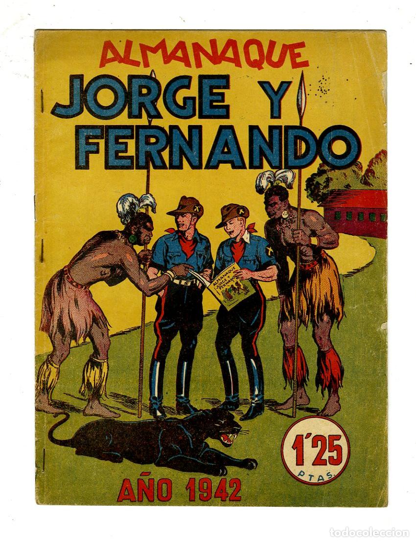 Tebeos: Almanaque Jorge y Fernando A&ntilde;o 1942 - Foto 1