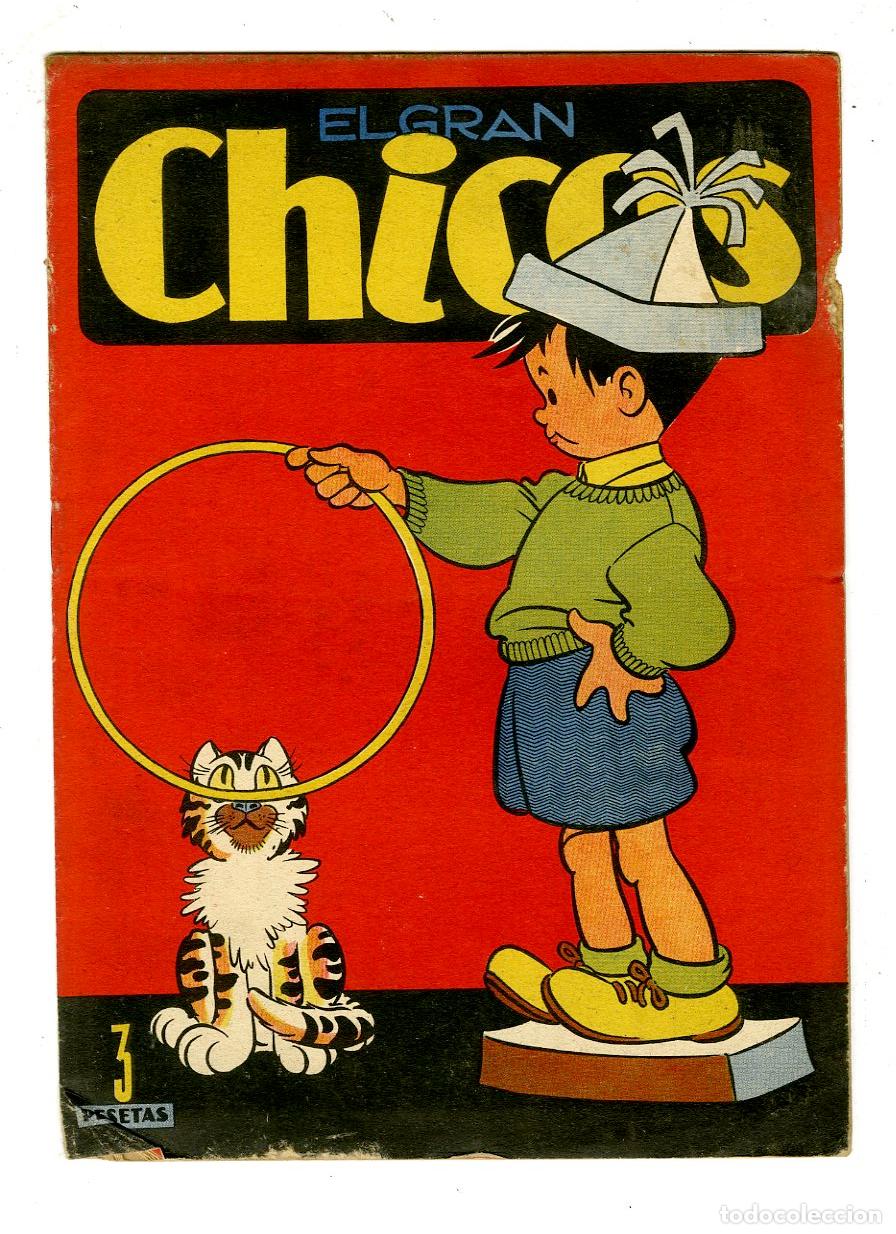 Tebeos: El Gran Chicos / N.37 / A&ntilde;o III / Abril 1949 - Foto 1