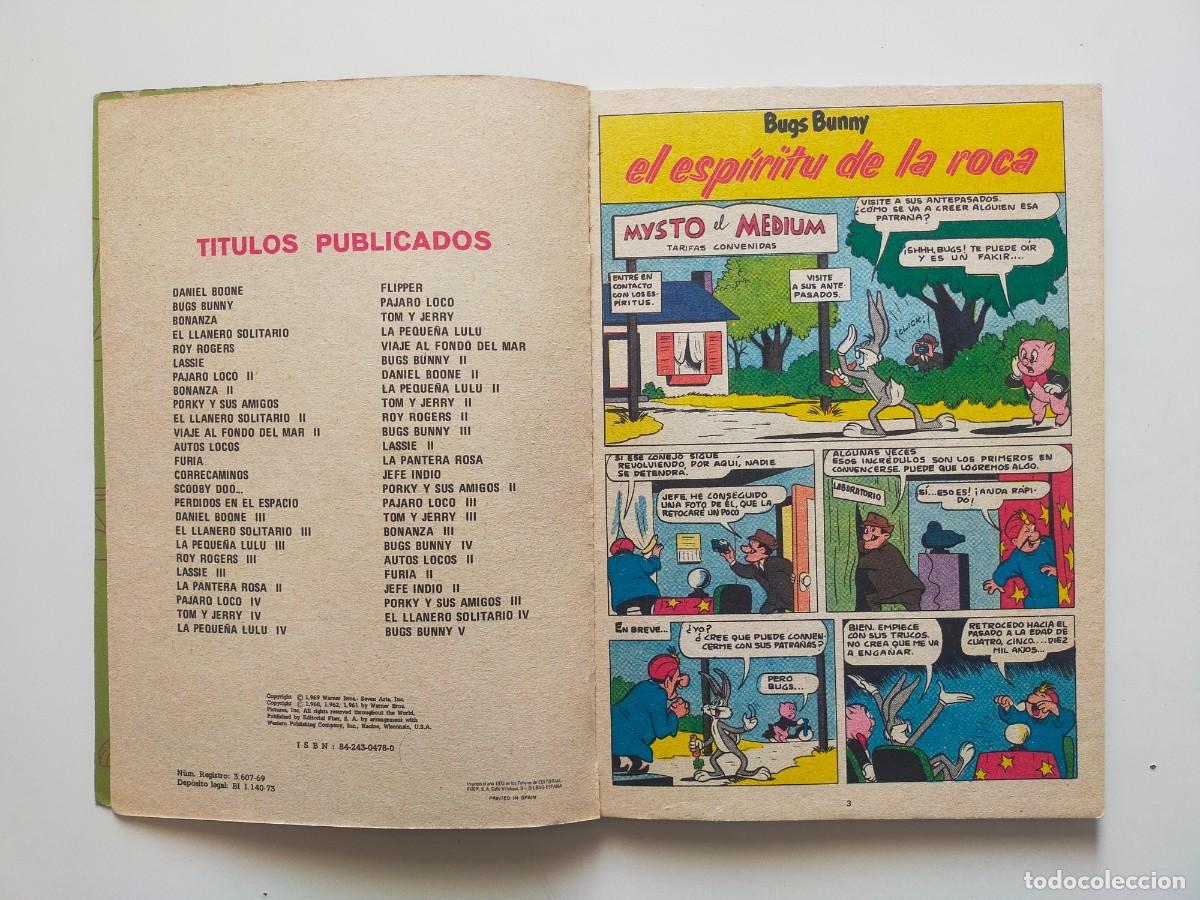Tebeos: Colecci&oacute;n MICO N&ordm; 5 (V): BUGS BUNNY - Ediciones Fher 1973 - Foto 3