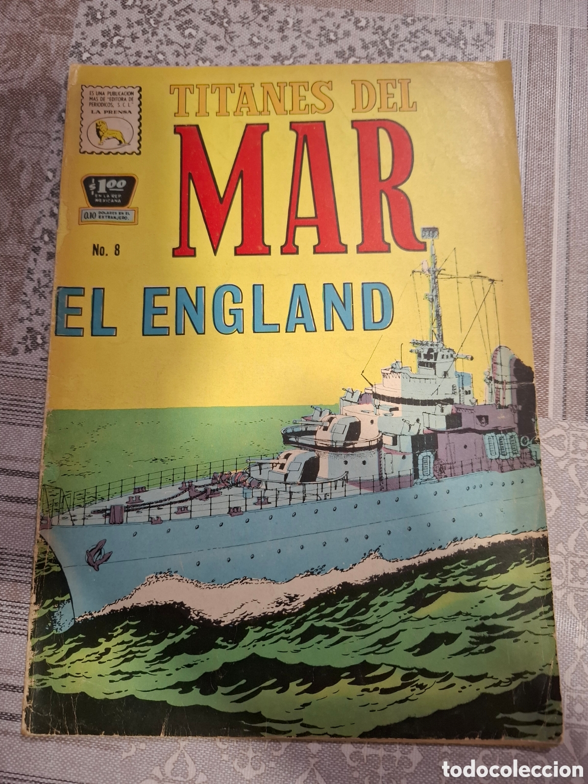 Tebeos: Titanes del Mar n&deg; 8 , Editorial La Prensa 1964 - Foto 1